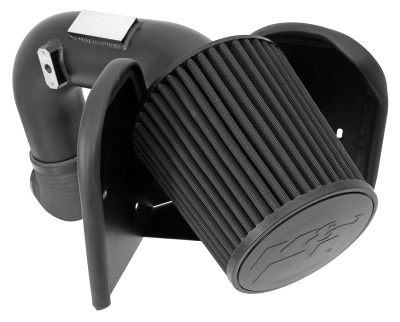 Dodge Ram 3500 Performance Air Intake - K&N Engineering - Blackhawk Induction with DRYFLOW Synthetic Filter - Black - `03-`06